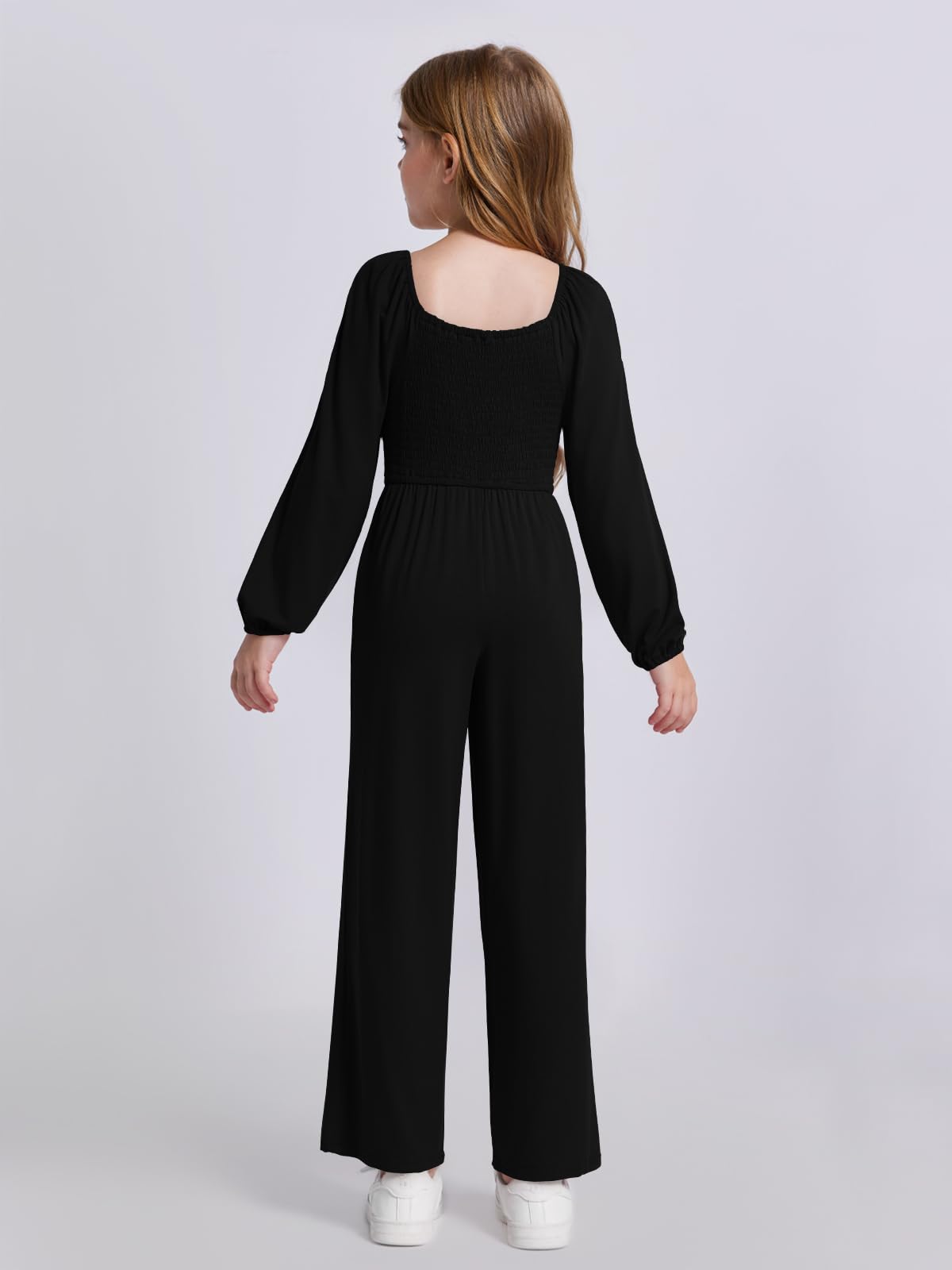 Haloumoning Girls Long Sleeve Jumpsuit