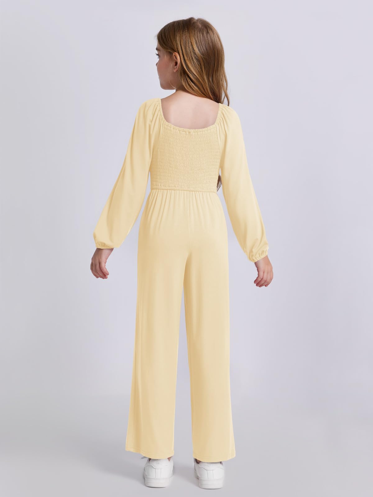 Haloumoning Girls Long Sleeve Jumpsuit