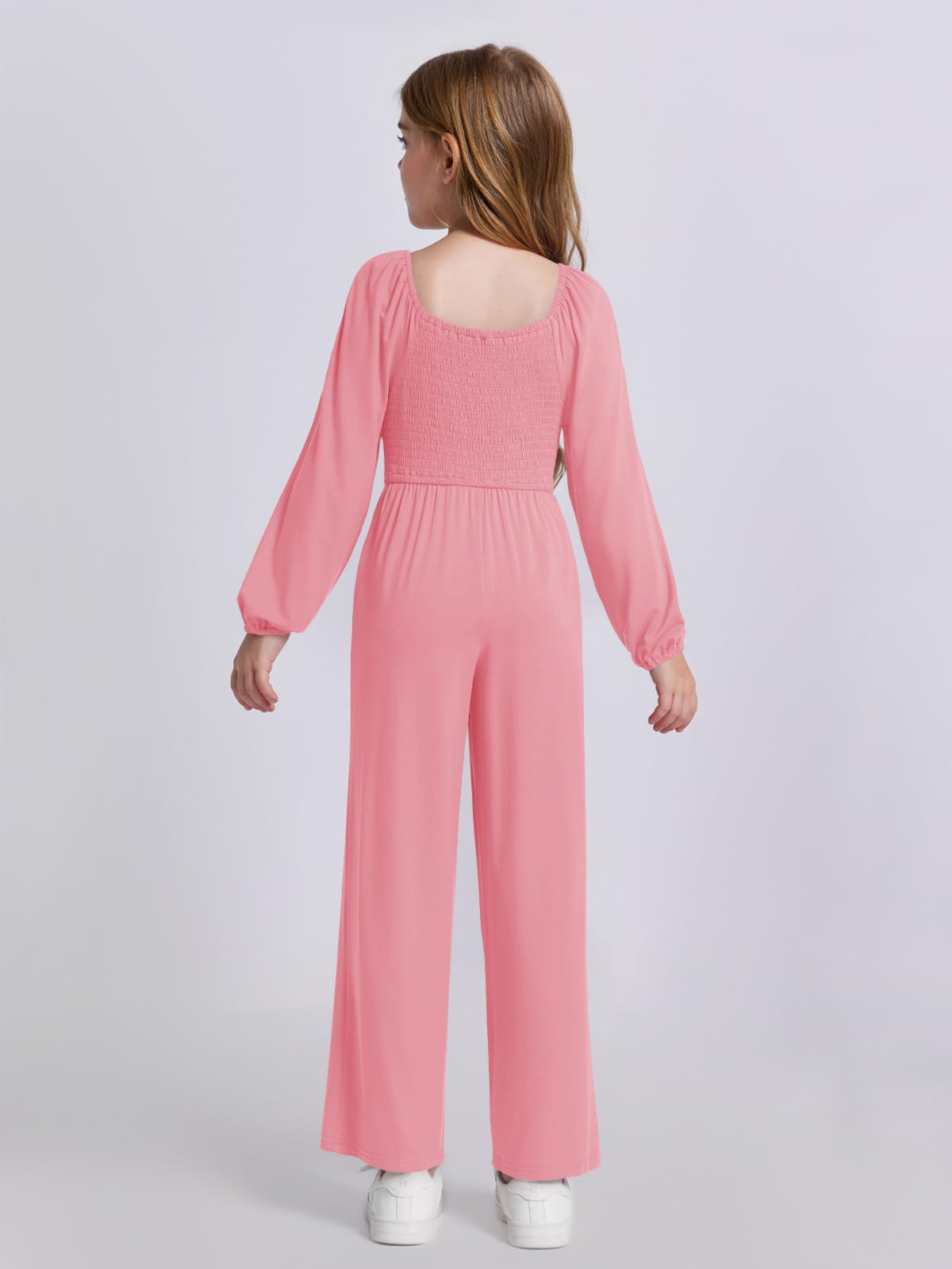 Haloumoning Girls Long Sleeve Jumpsuit