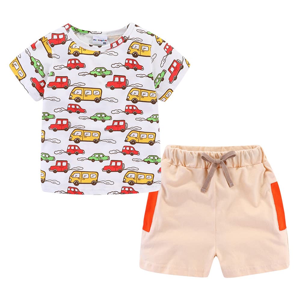 Mud Kingdom Boys' Summer Shorts Set