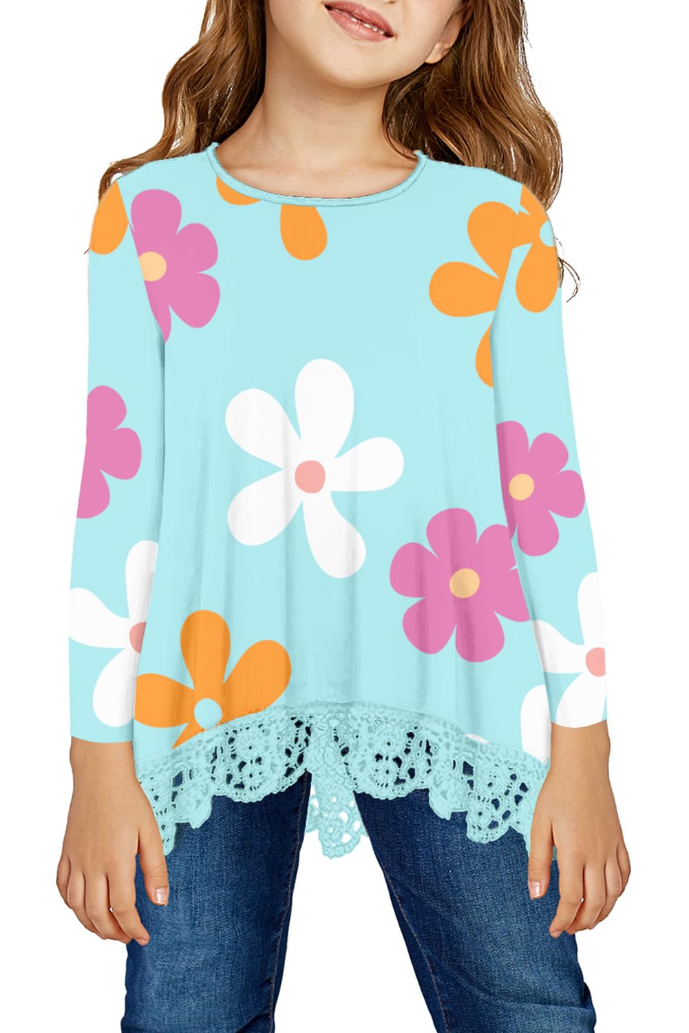 storeofbaby Girls' Casual Short Sleeve Tunic Top
