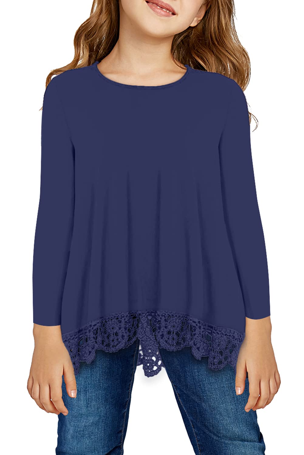 storeofbaby Girls' Casual Short Sleeve Tunic Top