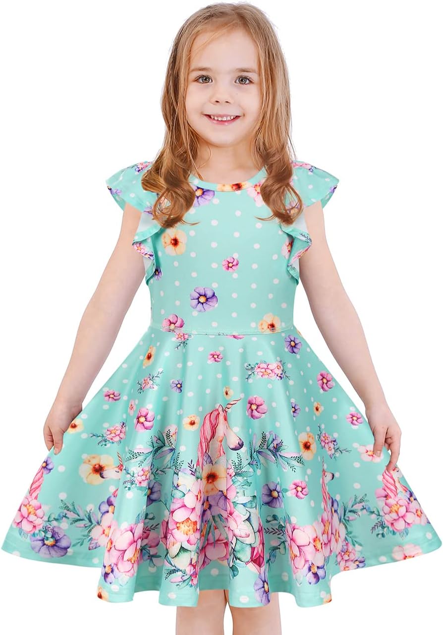 Girls' Unicorn & Mermaid Dress