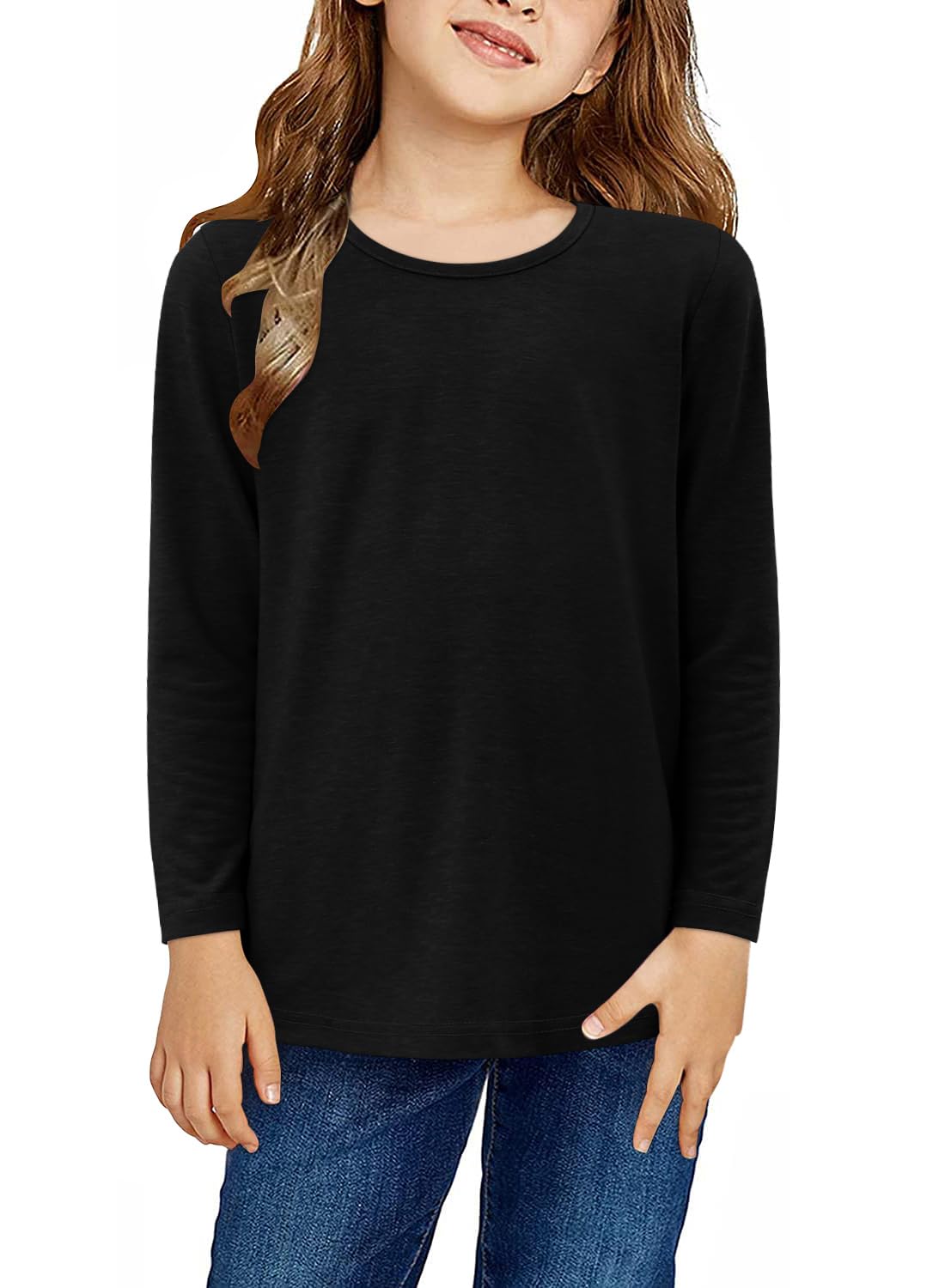 storeofbaby Girls' Long Sleeve Crewneck Top