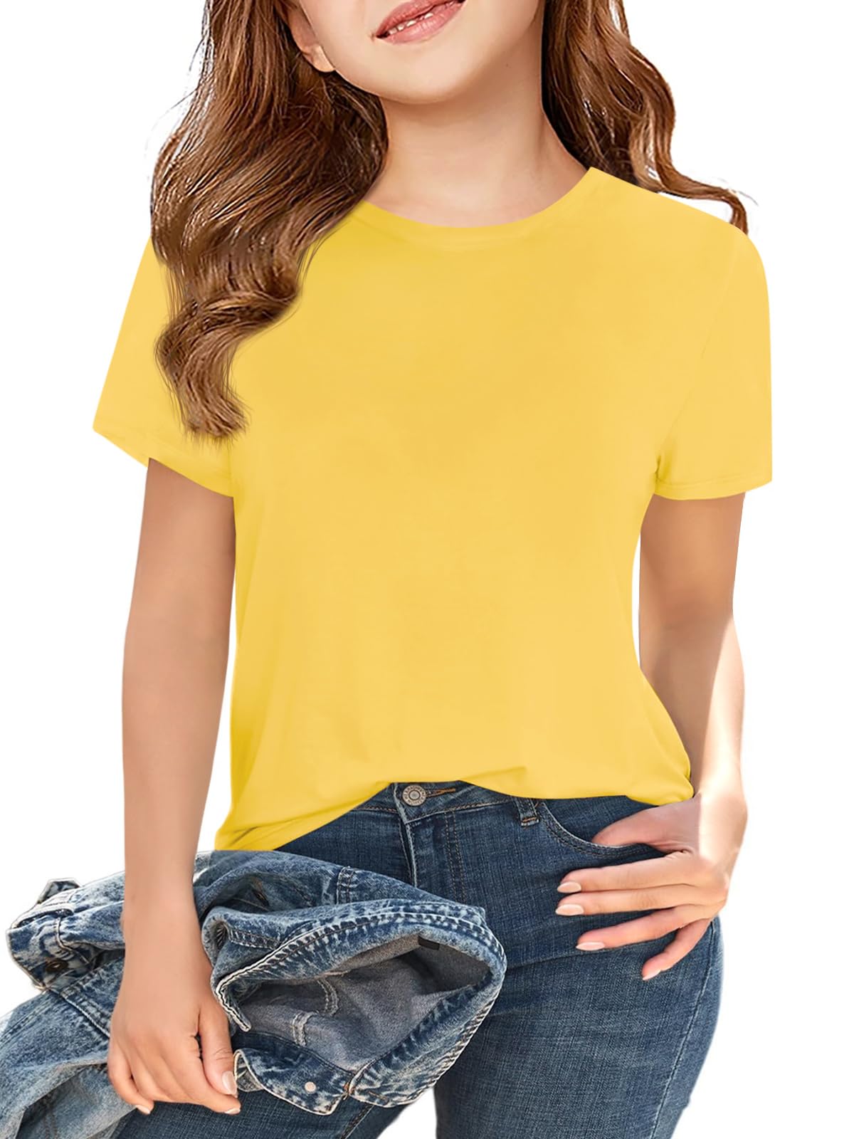 Girls' Short Sleeve Crewneck T-Shirt