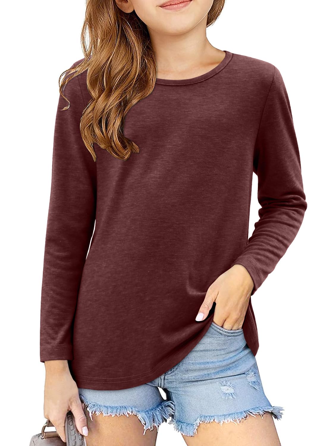storeofbaby Girls' Long Sleeve Crewneck Top