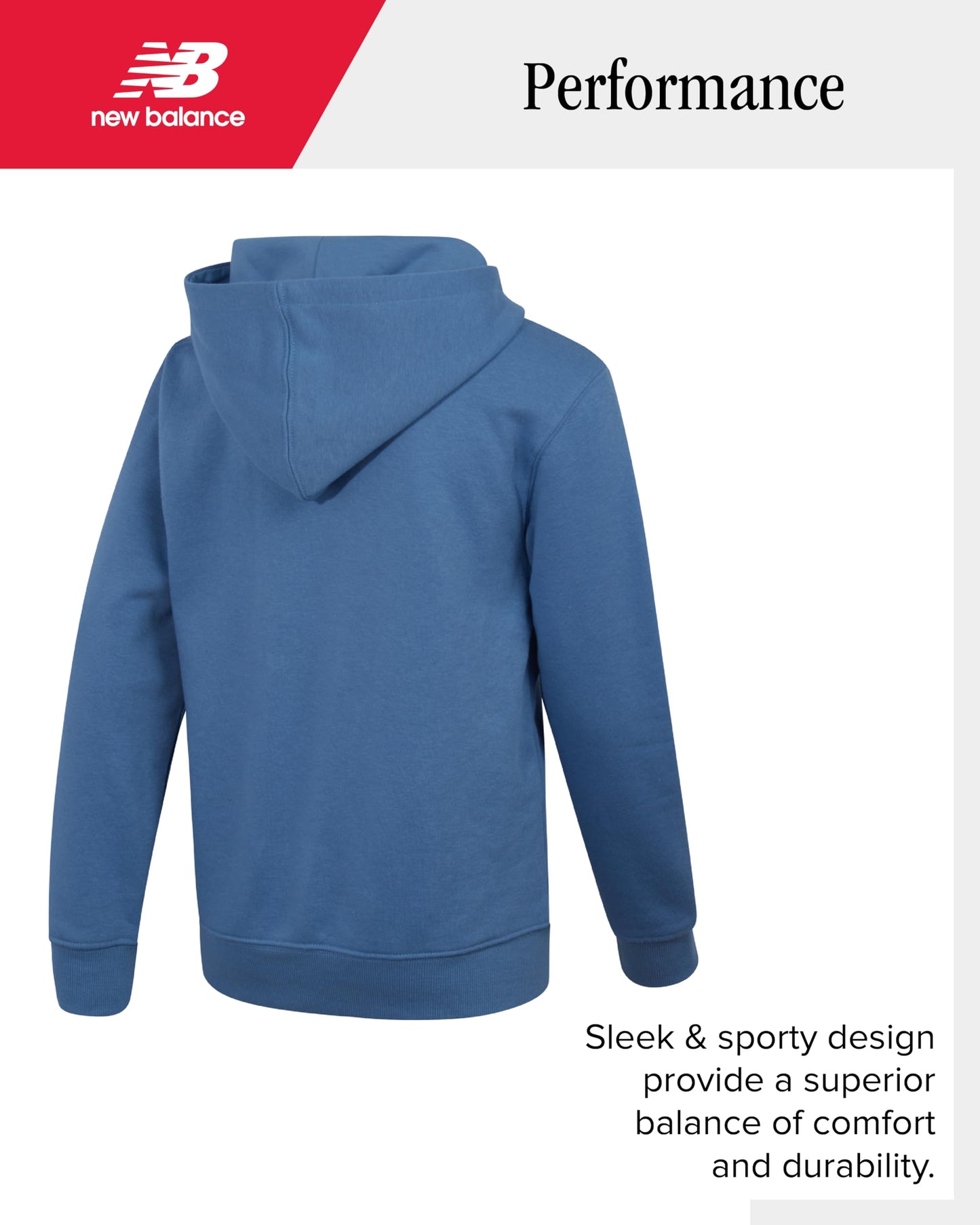 New Balance Boys' Cotton Fleece Hoodie