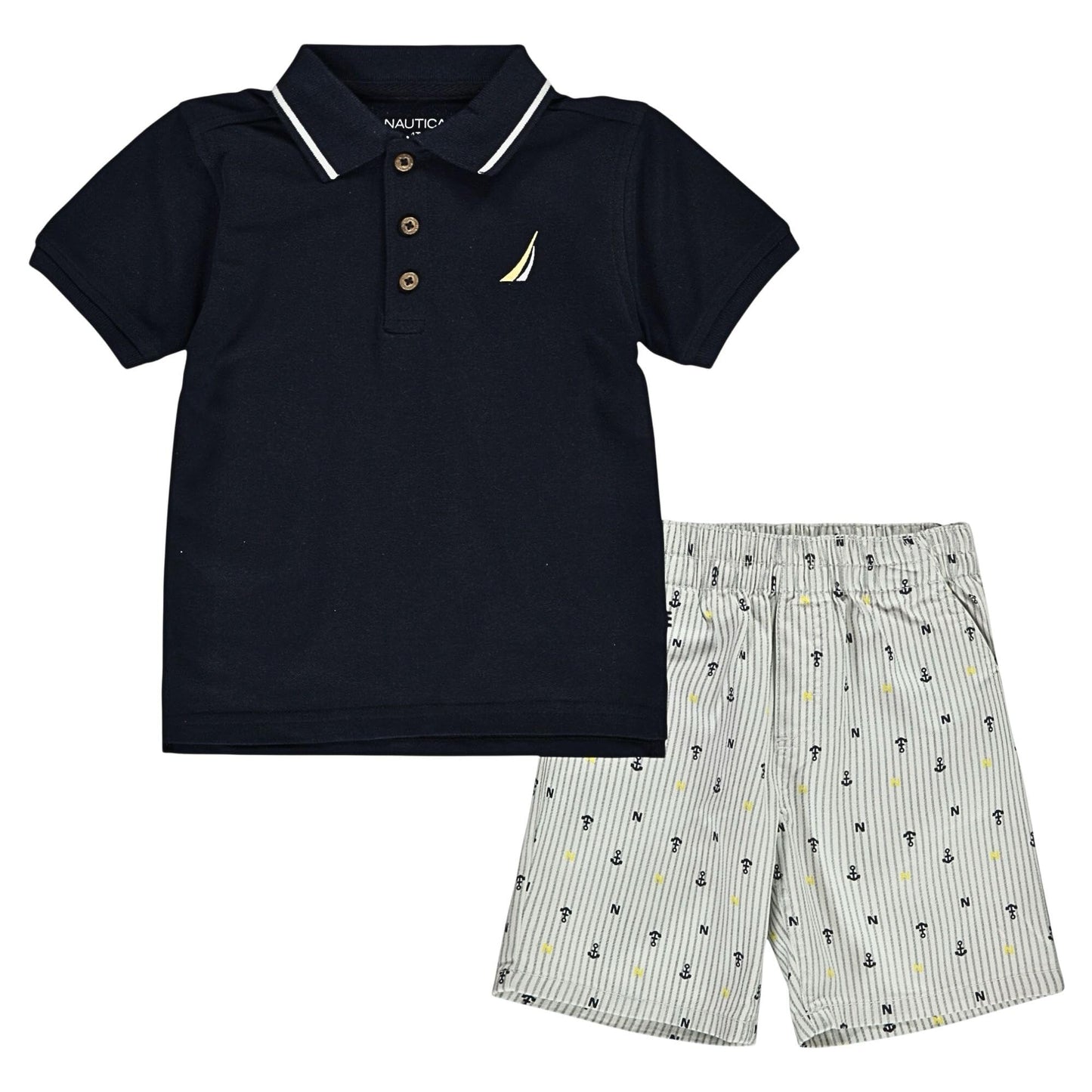 Nautica Boys 2pc Polo Short Set
