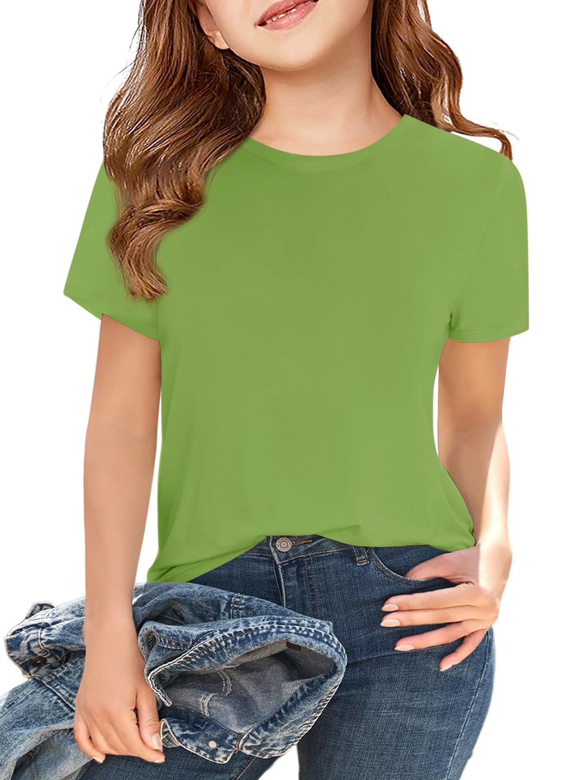 Girls' Short Sleeve Crewneck T-Shirt