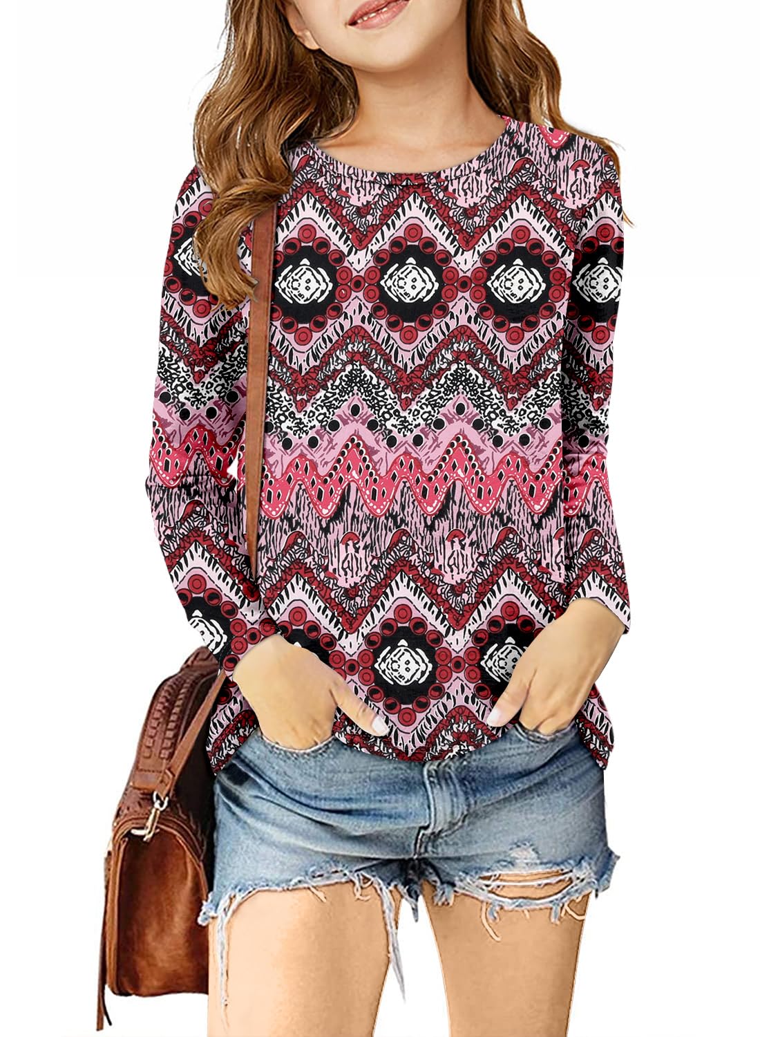 storeofbaby Girls' Long Sleeve Crewneck Top