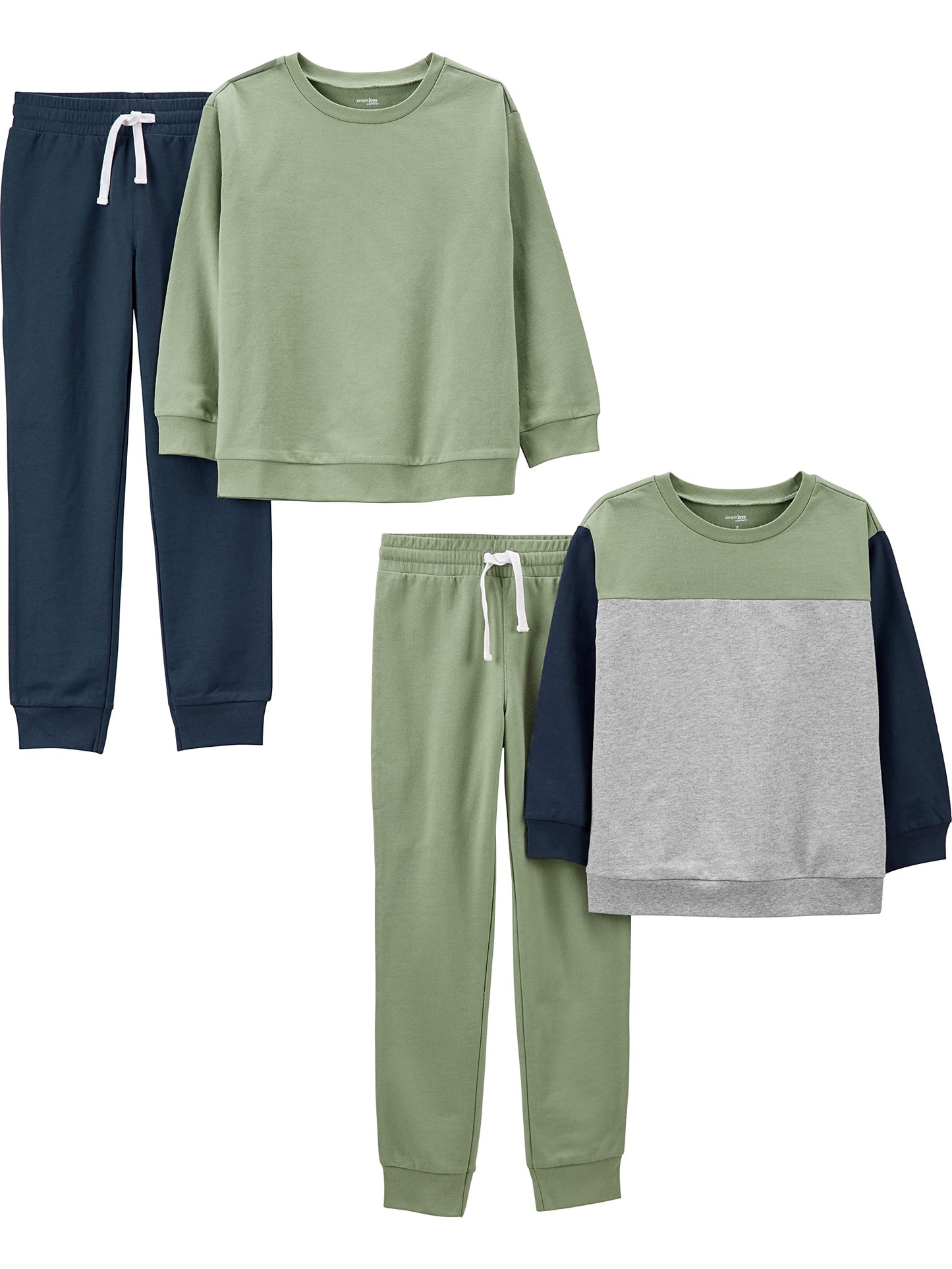 Simple Joys by Carter's boys 4-piece Sweatshirt Set