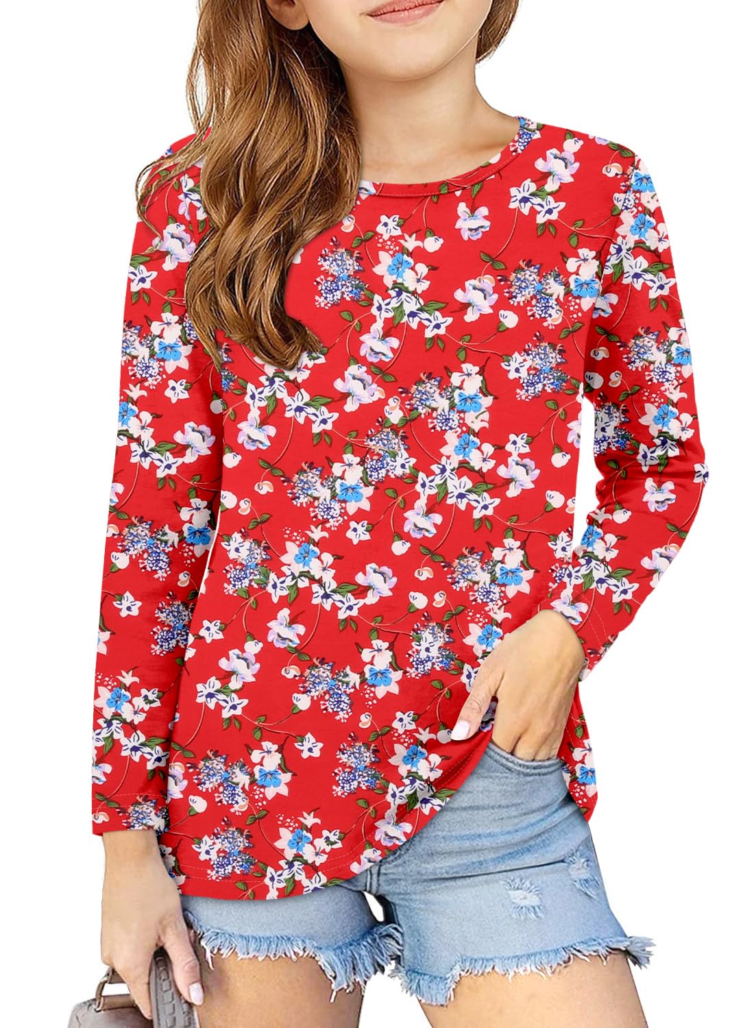 storeofbaby Girls' Long Sleeve Crewneck Top