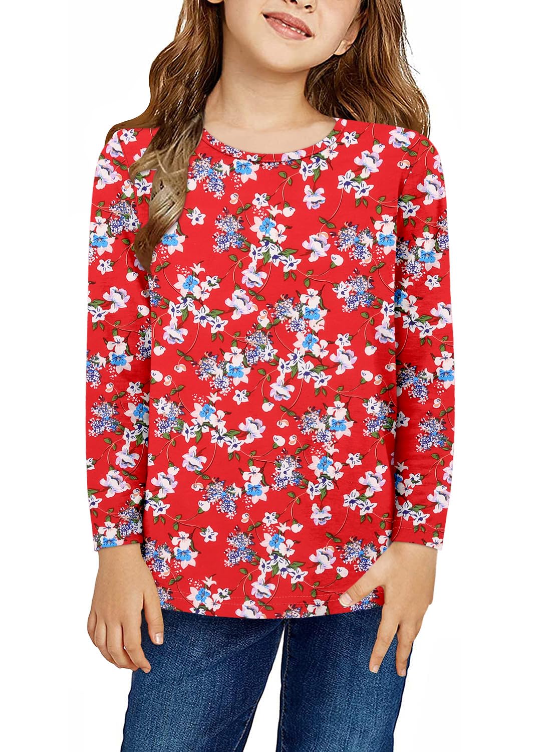 storeofbaby Girls' Long Sleeve Crewneck Top