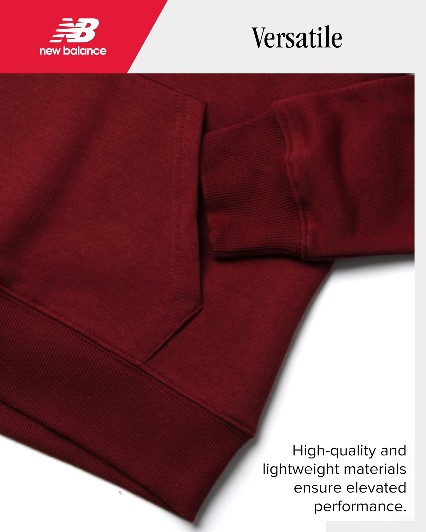 New Balance Boys' Cotton Fleece Hoodie