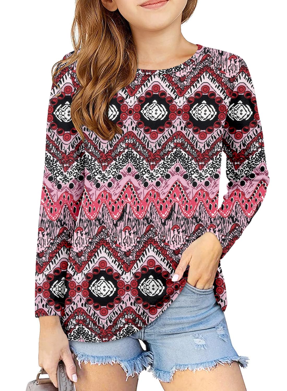 storeofbaby Girls' Long Sleeve Crewneck Top