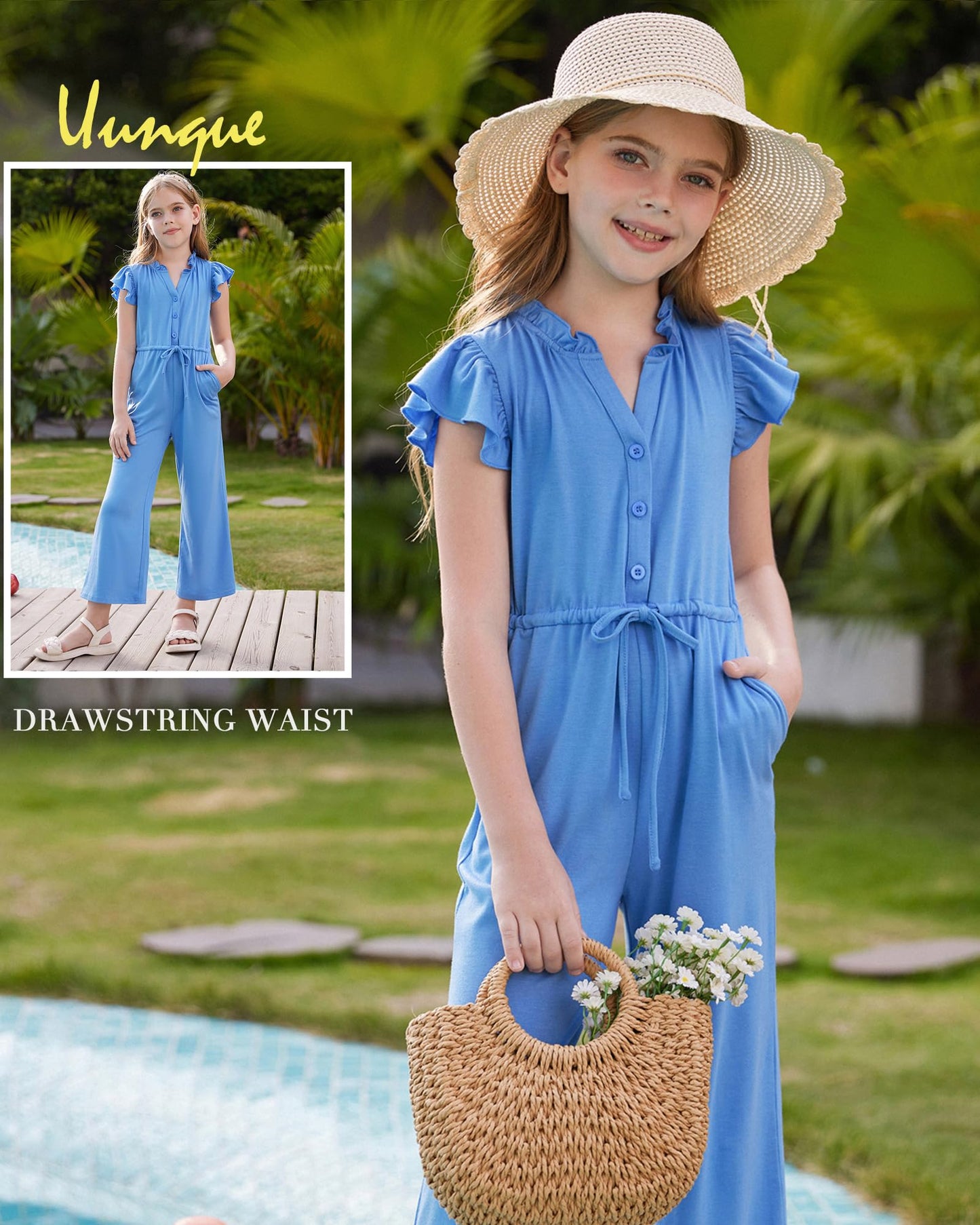 GRACE KARIN Girls Jumpsuit