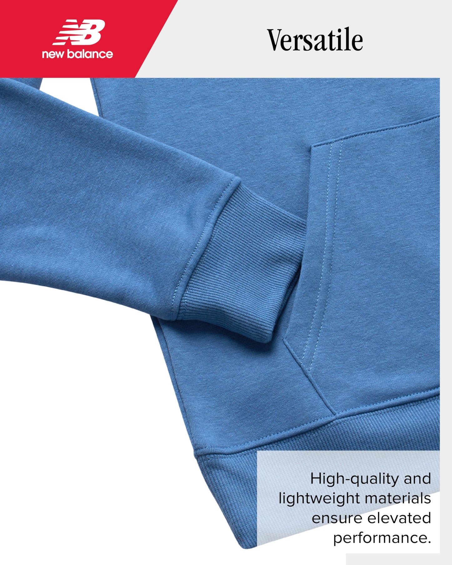 New Balance Boys' Cotton Fleece Hoodie
