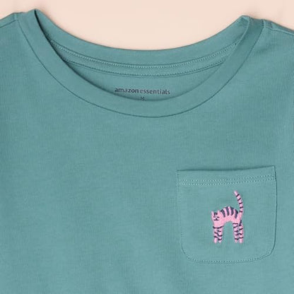 Amazon Essentials Girls' 4-Pack Long-Sleeve Outfit Set