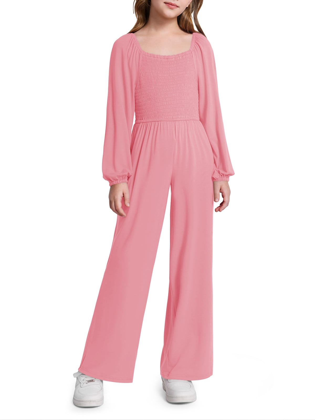 Haloumoning Girls Long Sleeve Jumpsuit