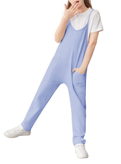 Cnkwei Girls Sleeveless Jumpsuit