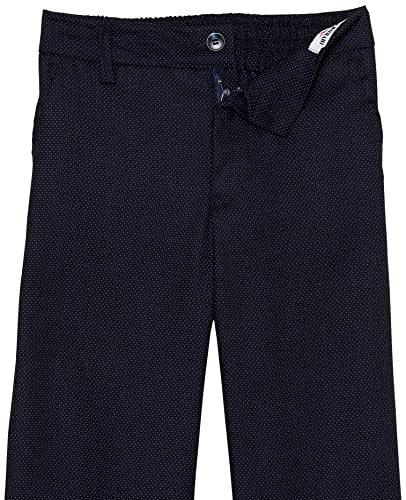Isaac Mizrahi Slim Fit Boy's Pindots Vest, Shirt, Bowtie, and Pant Set