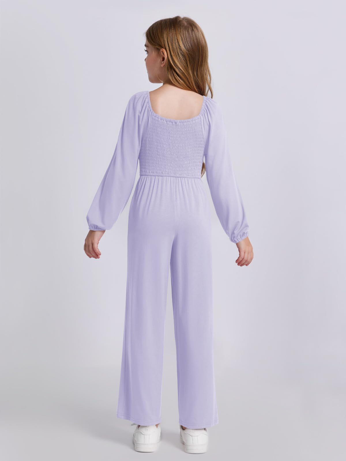Haloumoning Girls Long Sleeve Jumpsuit