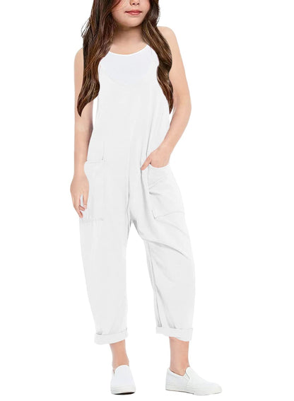 Cnkwei Girls Sleeveless Jumpsuit