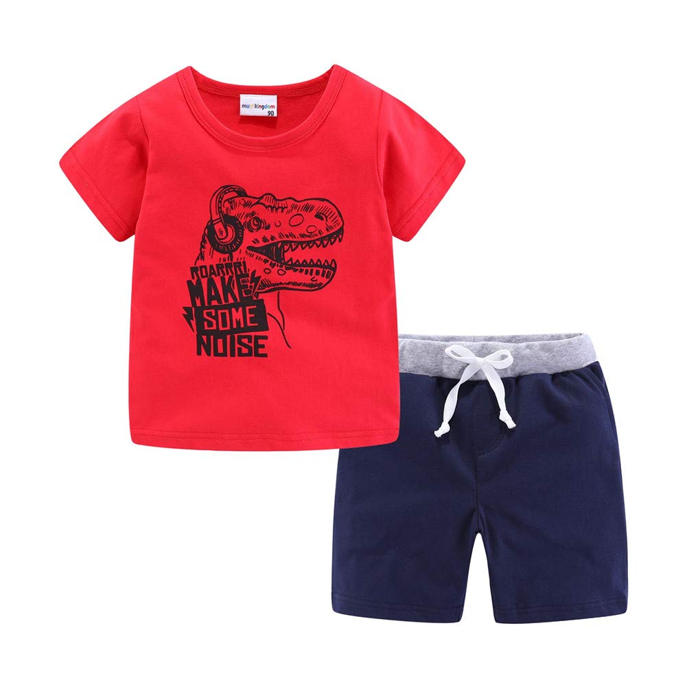 Mud Kingdom Boys' Summer Shorts Set