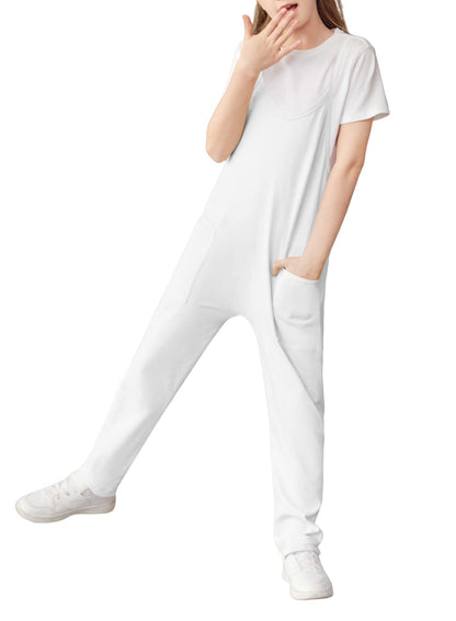 Cnkwei Girls Sleeveless Jumpsuit