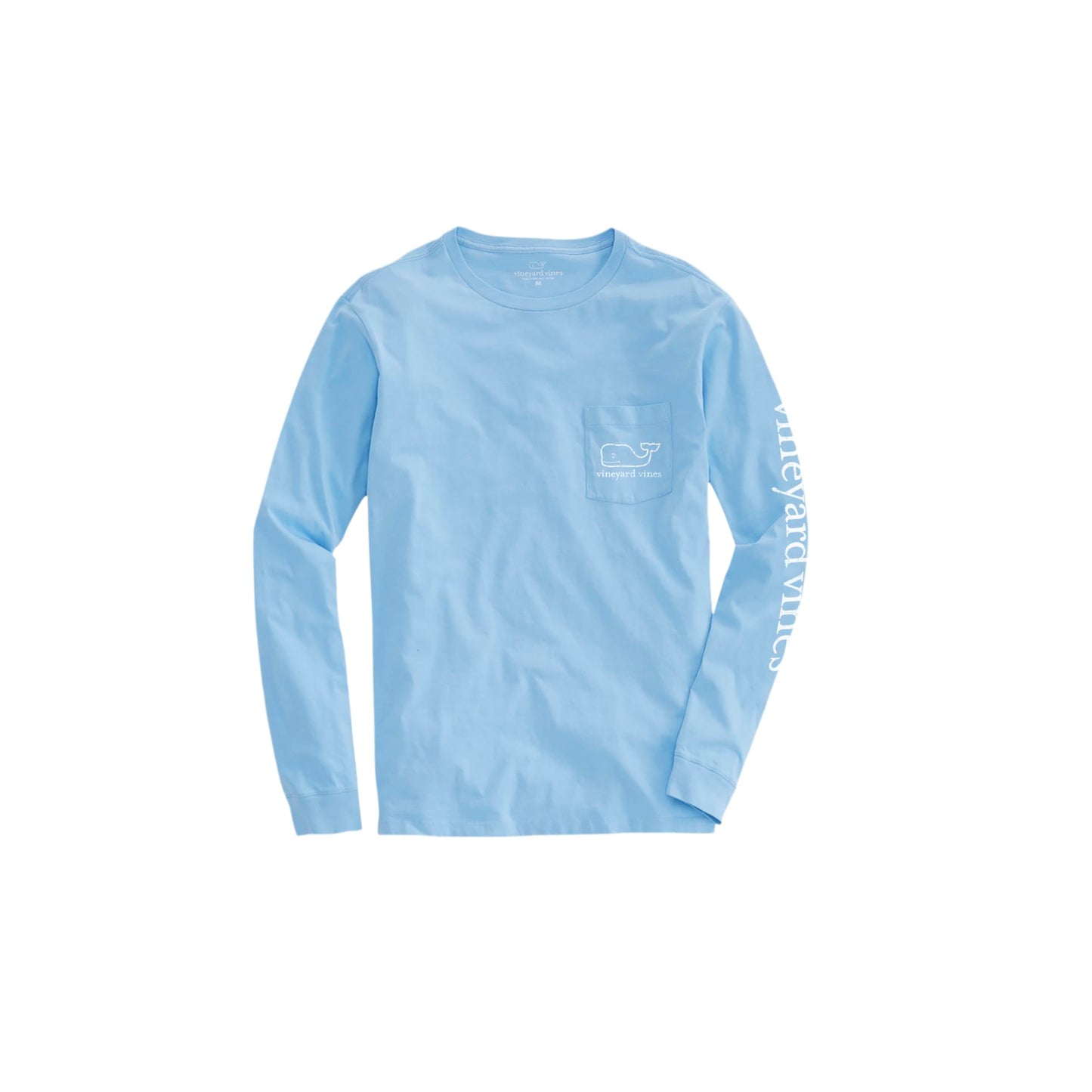 vineyard vines Girls' Vintage Whale Long-Sleeve Pocket Tee