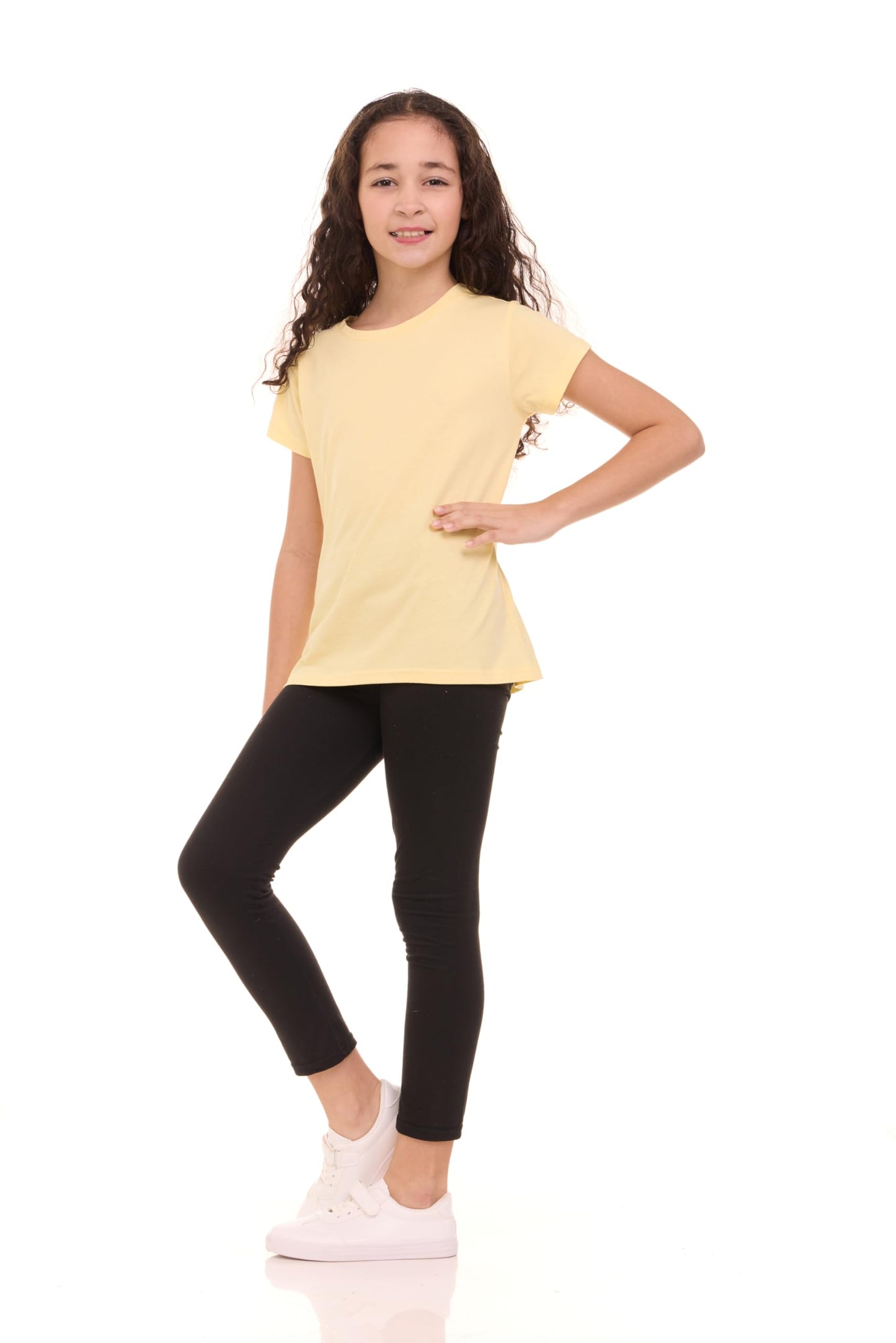 Pink Angel Girls' 8-Pack Cotton T-Shirts