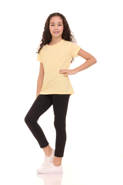 Pink Angel Girls' 8-Pack Cotton T-Shirts