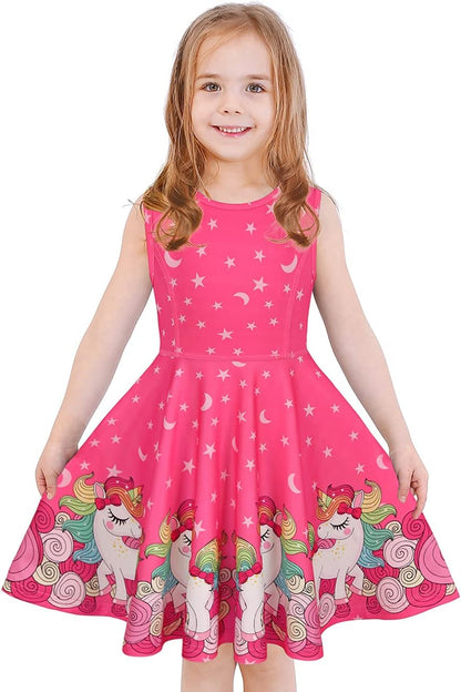 Girls' Unicorn & Mermaid Dress