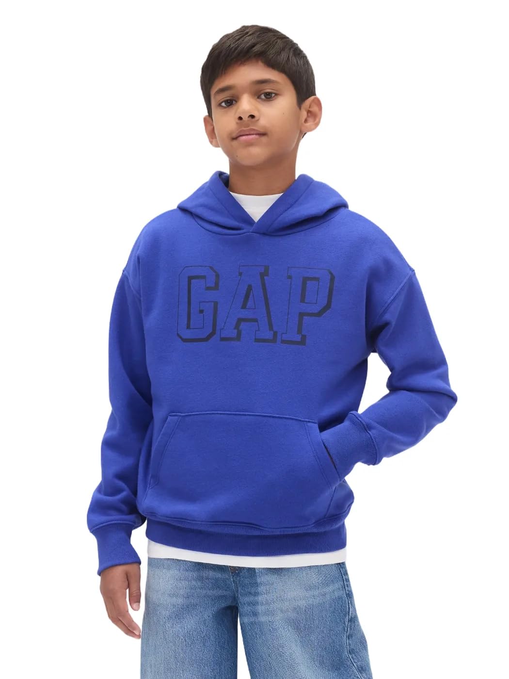 GAP Boys' Logo Hoodie Hooded Sweatshirt