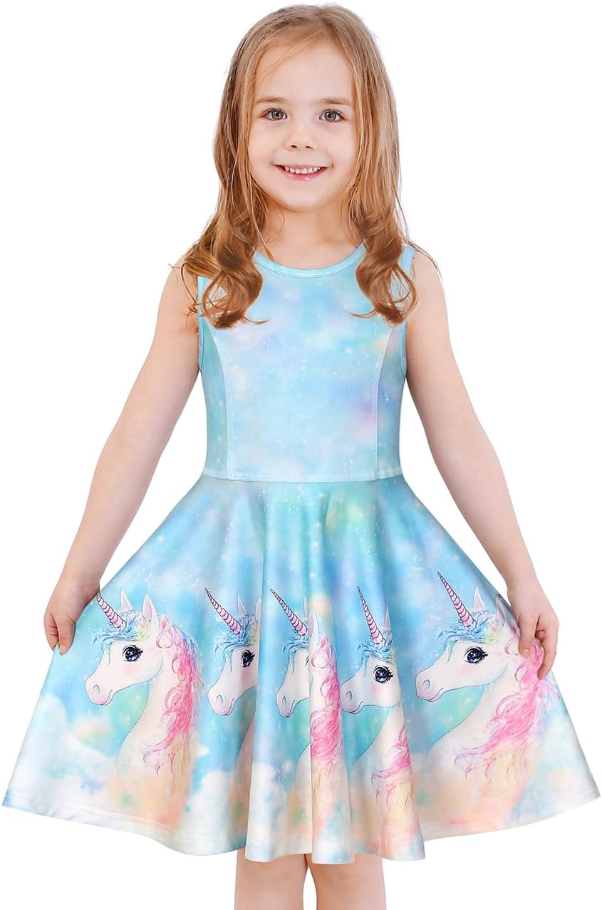 Girls' Unicorn & Mermaid Dress