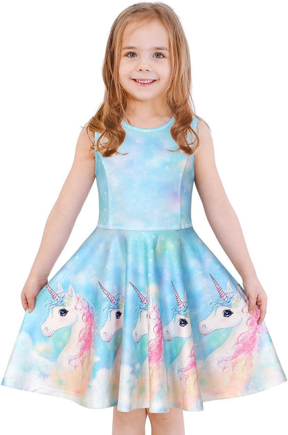 Girls' Unicorn & Mermaid Dress