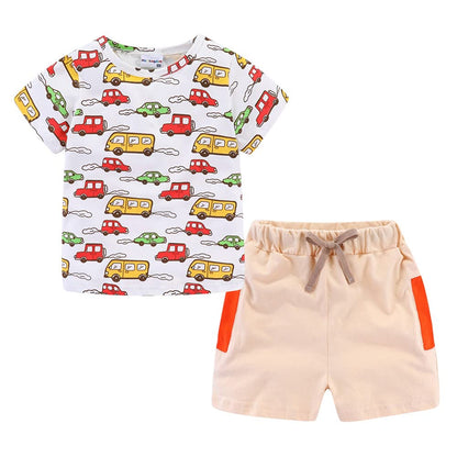Mud Kingdom Boys' Summer Shorts Set