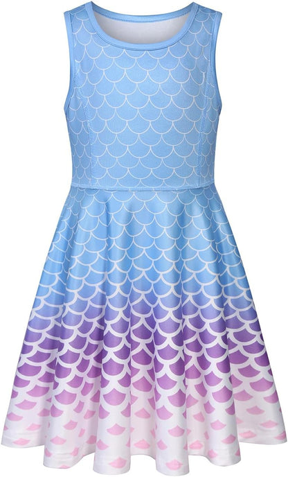 Girls' Unicorn & Mermaid Dress