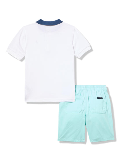 Nautica Boys 2pc Polo Short Set