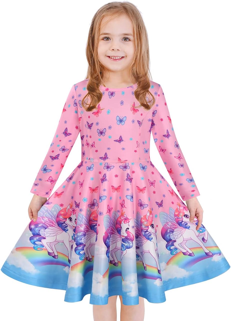 Girls' Unicorn & Mermaid Dress