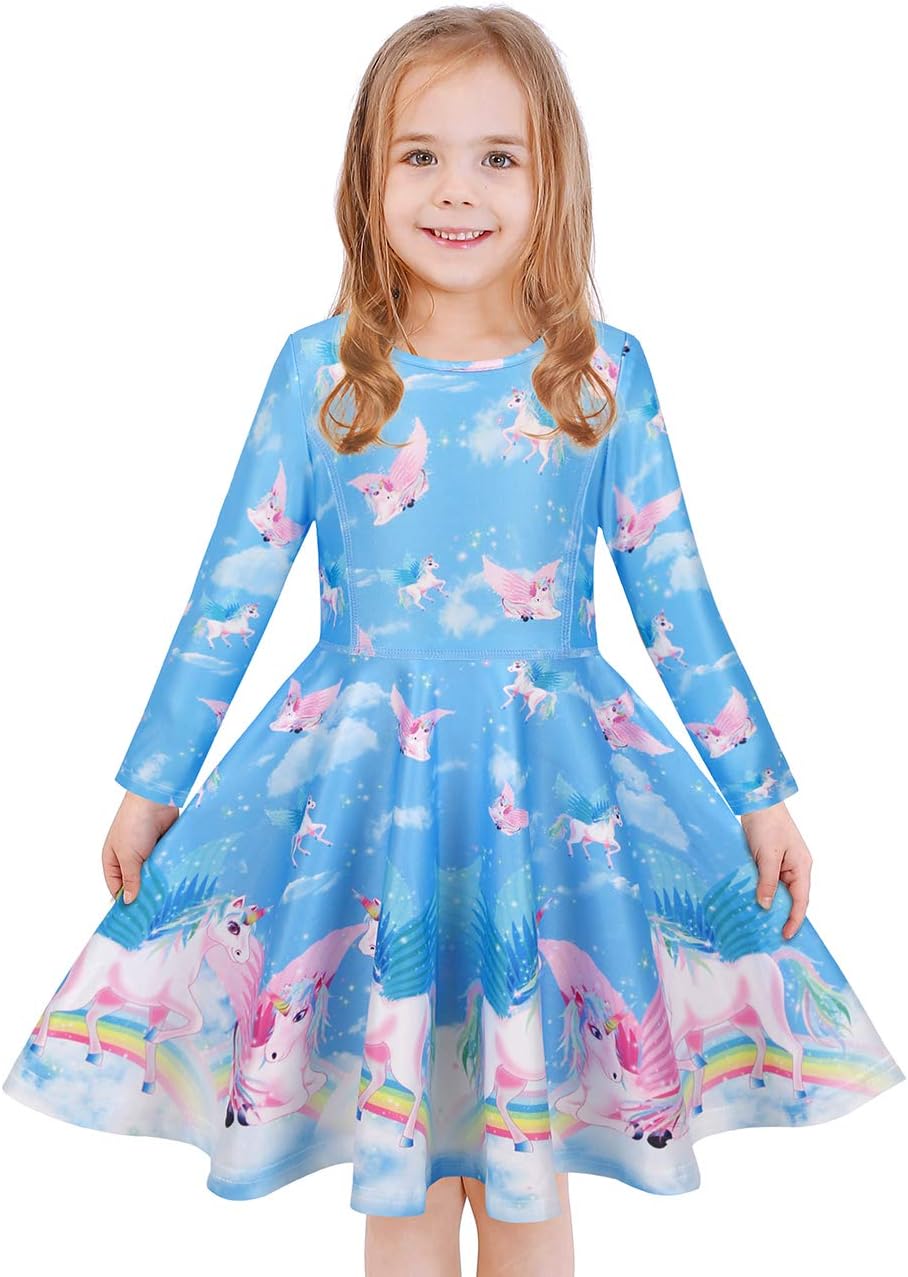Girls' Unicorn & Mermaid Dress