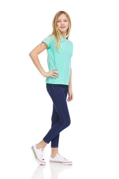 Pink Angel Girls' 8-Pack Cotton T-Shirts
