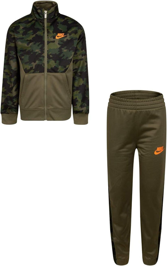 Nike Boys' Therma Dri-FIT Set 7 – Olive/Orange