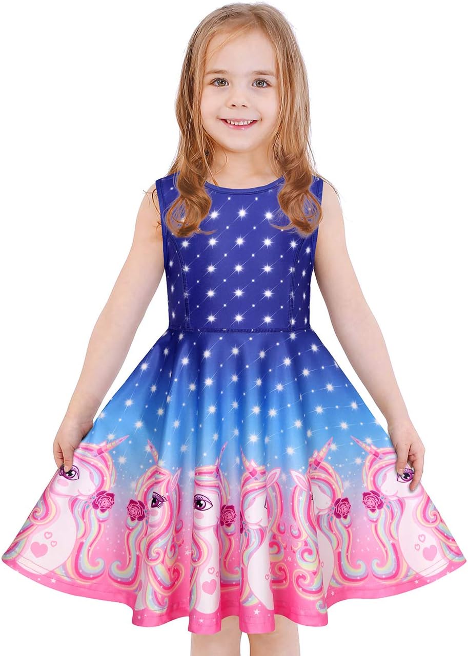 Girls' Unicorn & Mermaid Dress