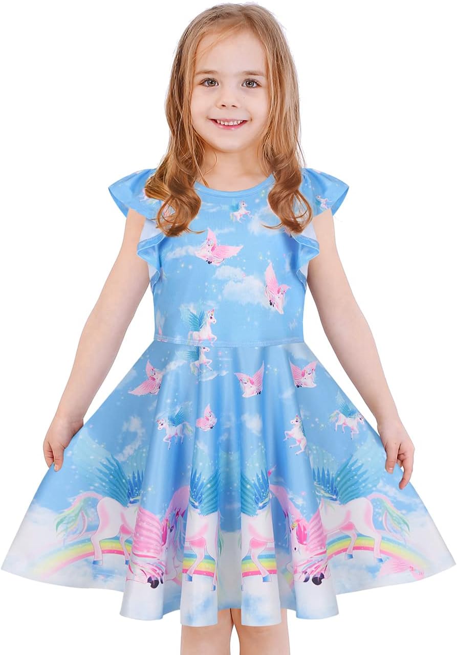 Girls' Unicorn & Mermaid Dress