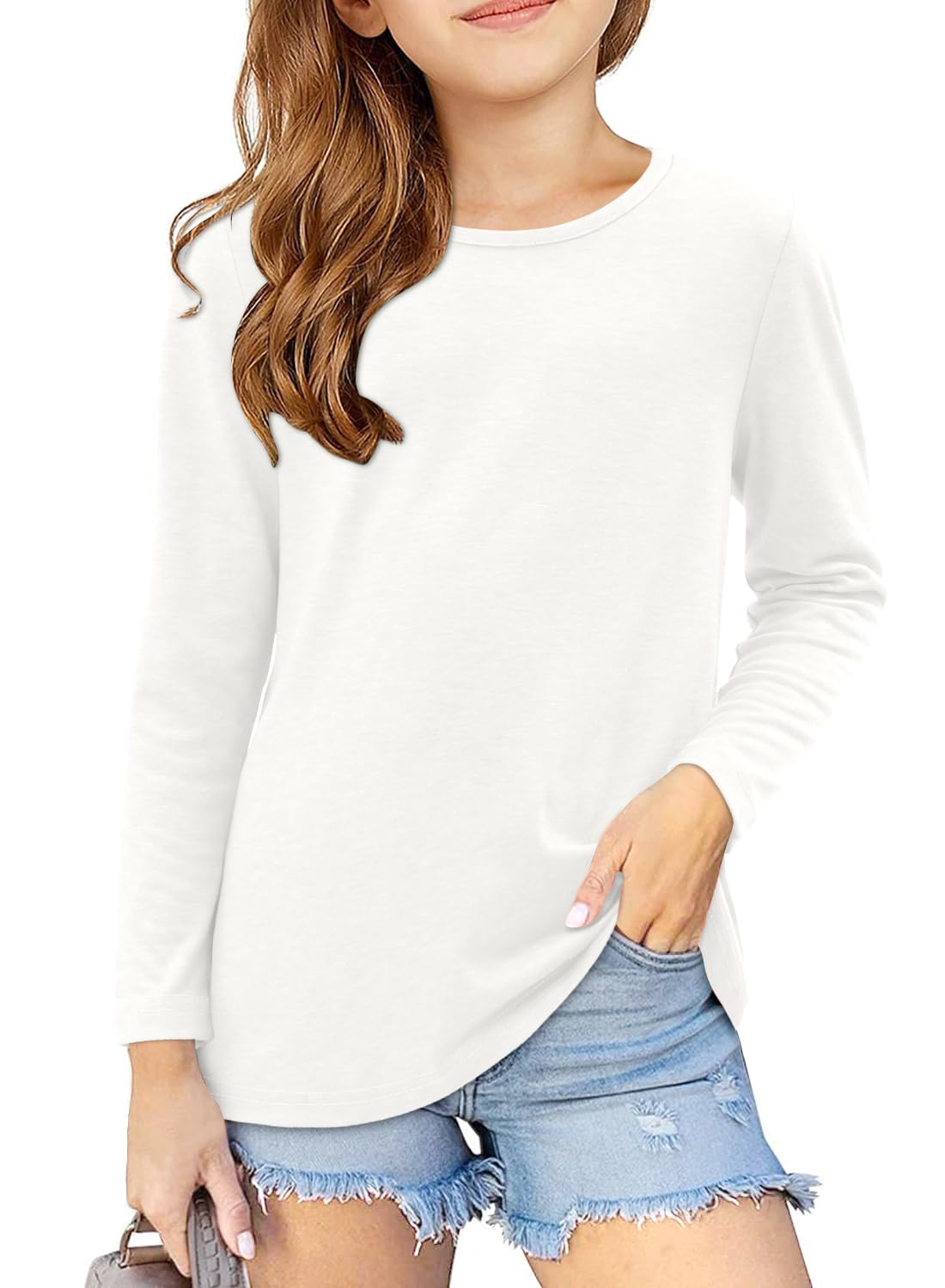 storeofbaby Girls' Long Sleeve Crewneck Top