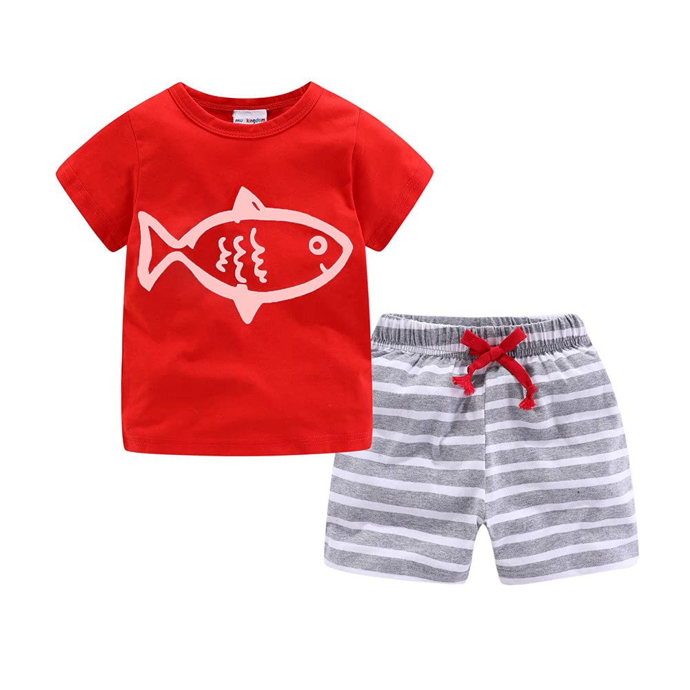 Mud Kingdom Boys' Summer Shorts Set