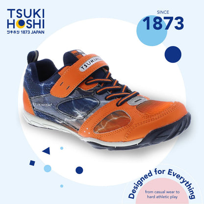 TSUKIHOSHI MAKO Kids' Strap Sneakers with Wide Toe Box