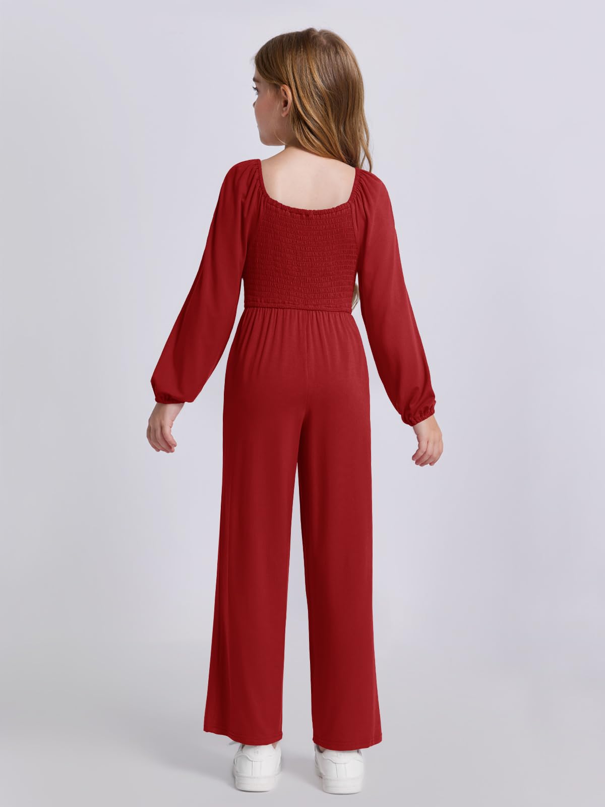 Haloumoning Girls Long Sleeve Jumpsuit