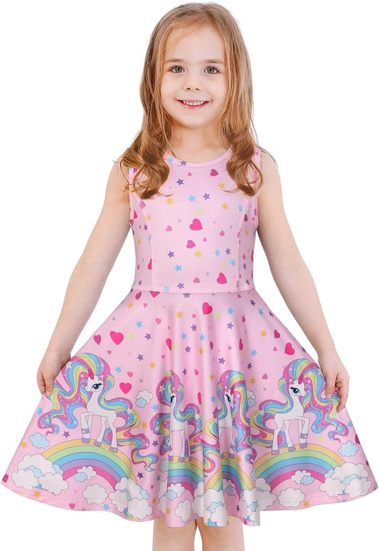 Girls' Unicorn & Mermaid Dress